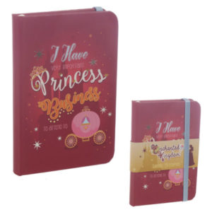 A6 Collectable Hardback Notebook - Princess Slogan