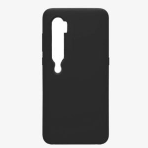 Θηκη Liquid Silicone για Xiaomi Μi Note 10 Μαυρη
