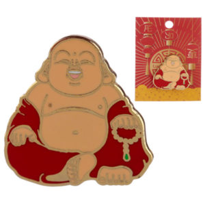 Novelty Lucky Buddha Design Enamel Pin Badge
