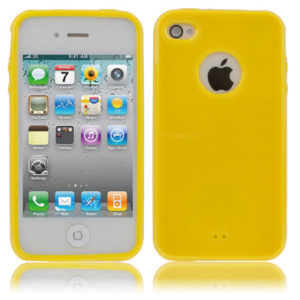 OEM Smooth TPU Case Yellow (iPhone 4 / 4S)