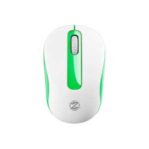 Mouse, ZornWee W550, Wireless, White/Green - 642