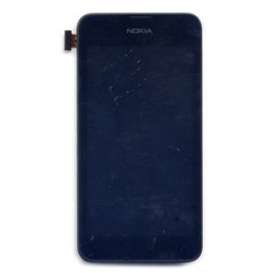 Οθονη Για Nokia Lumia 530 Με Τζαμι Μαυρο Και Frame Grade A