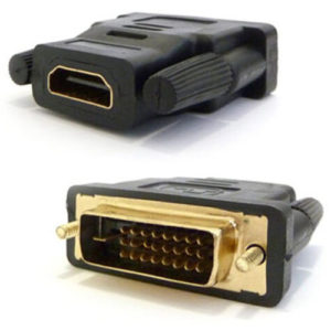 Αντάπτορας HDMI/F-DVI24+1(5)/M, DeTech, Μαύρο - 17139