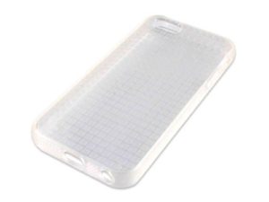 Reekin case for iPhone 5/5S - Square IC-005 (white-transparent)