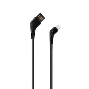 Data cable Earldom EC-026i, за iPhone 5/6/7, 1.0m, Black - 14171