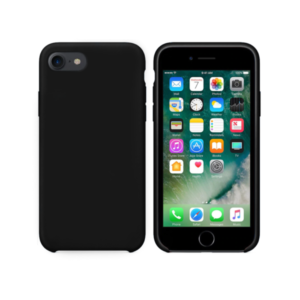 Silicone case No brand, For Apple iPhone 7/8, Soft touch, Black - 51650