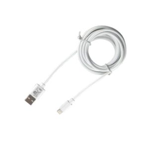 Καλώδιο Lightning USB 2.4A Φόρτισης - Data 2m Λευκό LO2 Lime ( 16792 )