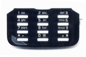 Καλυμμα Αριθμητικου Πληκτρολογιου Προσοψης Για Nokia N82 OR Μαυρο