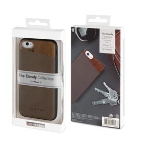 SO SEVEN DANDY WOOD IPHONE 7 8 brown backcover