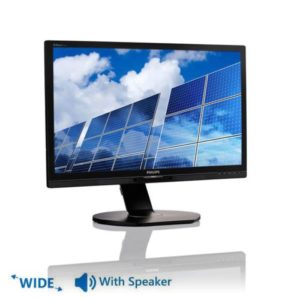 Used Monitor 221B LED/Philips/22/1920x1080/Wide/Silver/Black/With Speakers/D-SUB & DVI-D & USB HUB