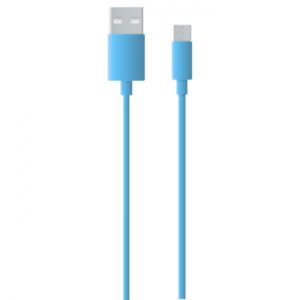 MUVIT LIFE MY CABLE 2.4A DATA MICRO USB 1M blue