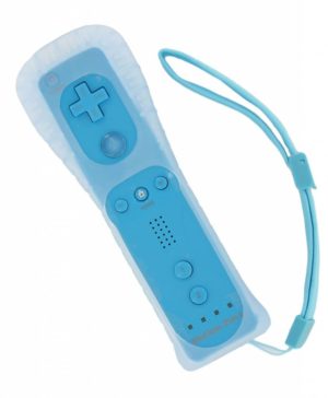 Remote control for Wii and Wii U with Motion + Light blue