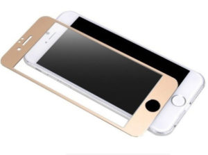 Protector display No brand for iPhone 6/6S, Silicone, Gold - 52153
