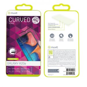 MUVIT JAPAN FULL FACE SAMSUNG A20e black tempered glass