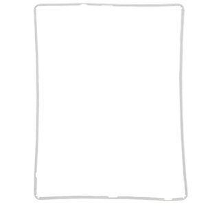 Βαση-Frame-Περιμετρικο Τζαμιου Για Apple iPad3 Ασπρο OR