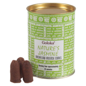 Goloka Backflow Incense Cones - Jasmine