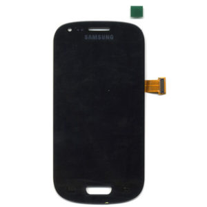 Οθονη Για Samsung i8190 Galaxy S3 mini OR Με Τζαμι Μαυρο Χωρις Εμπρος Μερος Προσοψης