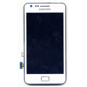 Οθονη Για Samsung i9100-Galaxy S II Με Τζαμι Ασπρο,Με Εμπρος Μερος Προσοψης OR (GH97-12712A)