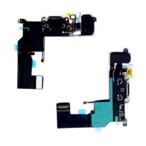 Καλωδιο Πλακε Για Apple iPhone SE Με Κοννεκτορα Φορτισης-AV Ακουστικων Μαυρο-Μικροφωνο OR