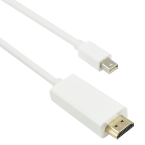 Cable No brand, MINI DP - HDMI M, 1.8m, White - 18217
