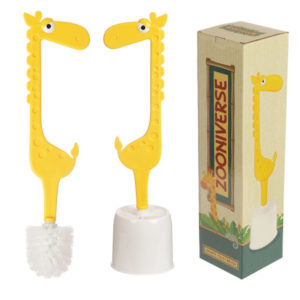Fun Giraffe Toilet Brush and Holder