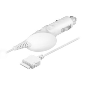Car Charger for iPod Video/5G, iPod Classic White