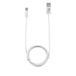 Καλώδιο Type C Long σε USB 2.4A Φόρτισης - Data 1m Λευκό LUC01 Lime ( 16833 )