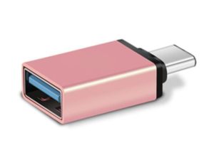 USB Type-C - USB 3.0 Adapter (Rose / Light Pink)