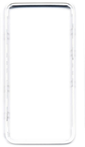Βαση Τζαμιου-Οθονης Περιμετρικο Για iPhone 4 Ασπρο OR