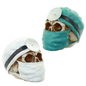 Gothic Collectable Skull Doctor Decoration
