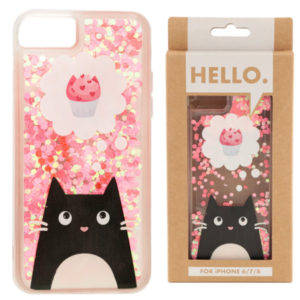 iPhone 6/7/8 Phone Case - Feline Fine Cat Cupcake Design