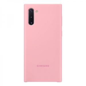 ORIGINAL SAMSUNG SILICONE COVER NOTE 10 pink backcover