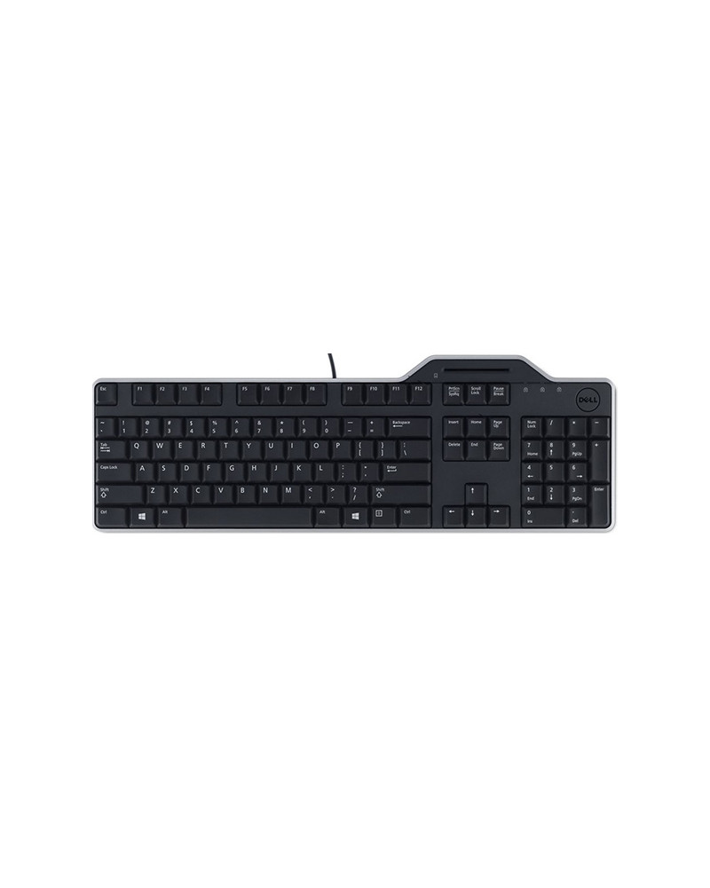 Dell Keyboard KB813 US/Int l QWERTY Smartcard, Black