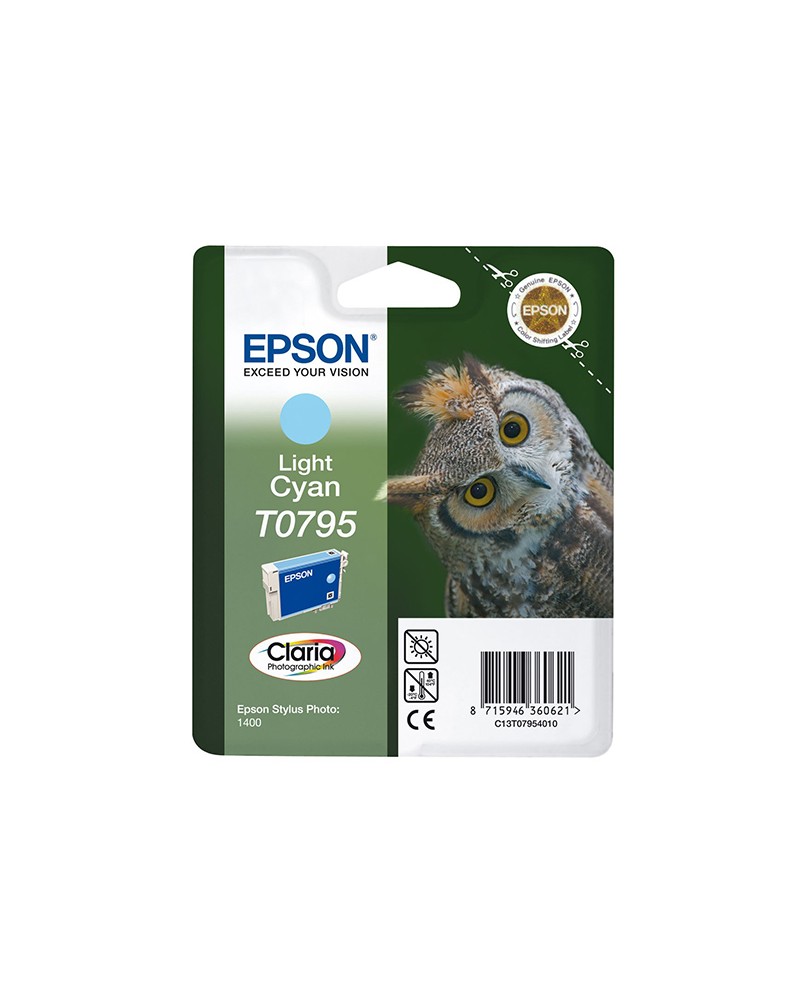 Epson Κασέτα Μελάνης T0795 Ανοιχτό Κυανό