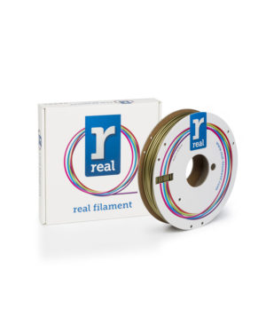 REAL PLA 3D Printer Filament - Gold - spool of 0.5Kg - 2.85mm (REFPLAGOLD500MM3)