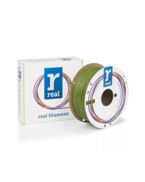 REAL PLA Recycled 3D Printer Filament - Green - spool of 1Kg - 1.75mm (REFPLARGREEN1000MM175)