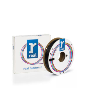 REAL PLA Tough 3D Printer Filament - Black - spool of 0.5Kg - 1,75mm (REFPLATOUGHBLACK500MM175)