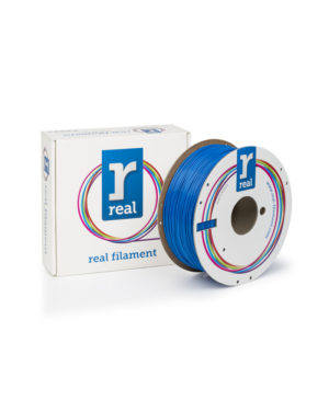 REAL PETG 3D Printer Filament - Blue - Spool of 3Kg - 1.75mm (REFPETGBLUE3KG)