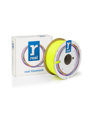 REAL PETG 3D Printer Filament - Translucent Yellow - spool of 1Kg - 1.75mm (REFPETGYELLOW1000MM175)