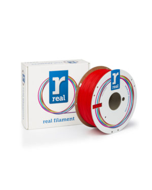 REAL PLA 3D Printer Filament - Red - spool of 1Kg - 1.75mm (REFPLARED1000MM175)