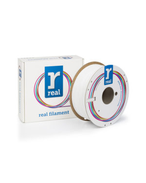 Real PETG 3D Printer Filament - White – spool of 1Kg - 2.85mm (REFPETGSWHITE1000MM300)