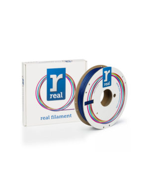 REAL PLA Sparkle 3D Printer Filament - Sparkle Blue Crystal - spool of 0.5Kg - 1.75mm (REFPLASPRKBLUE500MM175)