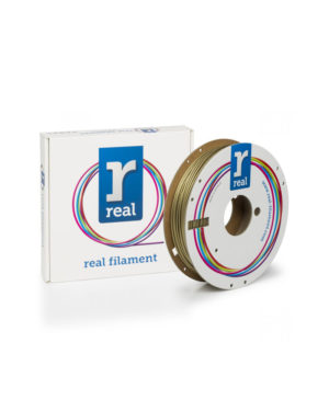 REAL PLA Sparkle 3D Printer Filament - Sparkle Gold Medal - spool of 0.5Kg – 2.85mm (REFPLASPRKGOLD500MM285)