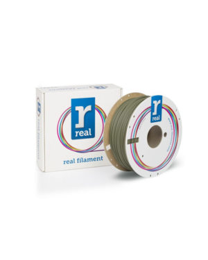 REAL PLA 3D Printer Filament - Army Green - spool of 1Kg – 2.85mm (REFPLAMATTEARGR1000MM285)