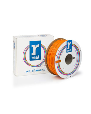REAL PLA 3D Printer Filament - Orange - spool of 1Kg - 2.85mm (REFPLAORANGE1000MM3)