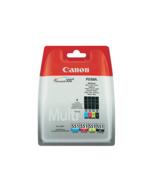 Canon Μελάνι Inkjet CLI-551MPK Multipack (6509B009) (CANCLI-551MPK)