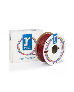 REAL PLA 3D Printer Filament - Red- spool of 1Kg – 2.85mm (REFPLARRED1000MM285)