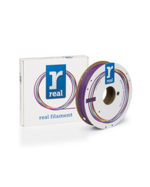 REAL PLA 3D Printer Filament - Purple - spool of 0.5Kg - 1.75mm (REFPLAPURPLE500MM175)