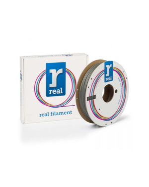 REAL PLA 3D Printer Filament -Antique Silvery-spool of 0.5Kg – 2.85mm (REFPLAMATTESILV500MM285)