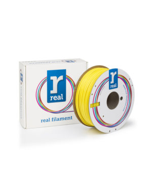REAL PETG 3D Printer Filament - Yellow - spool of 1Kg - 2.85mm (REFPETGSYELLOW1000MM3)